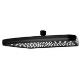 Expert Homewares Prican Black Rectangular Shower Head