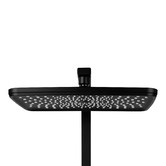 Expert Homewares Ottimo 300mm Rectangular Black Short Twin Shower