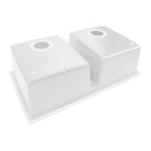 Expert Homewares Granite Quartz Stone Double Kitchen Sink