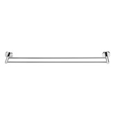 Expert Homewares Euro 750mm Round Stainless Steel Double Towel Rail