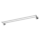Expert Homewares Euro 750mm Round Stainless Steel Double Towel Rail