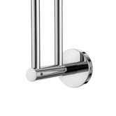 Expert Homewares Euro 750mm Round Stainless Steel Double Towel Rail
