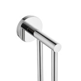 Expert Homewares Euro 750mm Round Stainless Steel Double Towel Rail