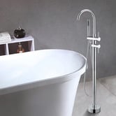 Expert Homewares Euro Floor Mounted Bath Mixer With Hand Shower