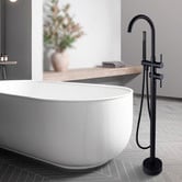 Expert Homewares Euro Floor Mounted Bath Mixer With Hand Shower