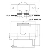 Expert Homewares Stan Handheld Bidet with Diverter