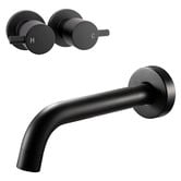 Expert Homewares Euro Matte Wall Mounted Basin Spout &amp; Tap Set