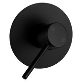 Expert Homewares 2 Piece Black Wall Mounted Bath Spout &amp; Mixer Tap Set