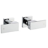 Expert Homewares Retro-fit Square Chrome Shower Bathroom Basics Package