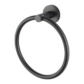 Expert Homewares Round Matte Black Bathroom Basics Accessory Package