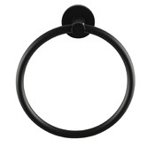 Expert Homewares Round Matte Black Bathroom Basics Accessory Package