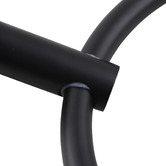 Expert Homewares Round Matte Black Bathroom Basics Accessory Package