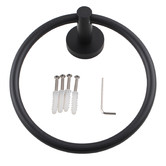 Expert Homewares Round Matte Black Bathroom Basics Accessory Package