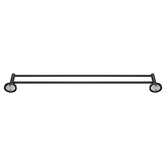 Expert Homewares Euro Black 800mm Double Bar Pin Towel Rail