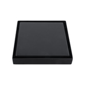 Expert Homewares 120mm Matte Black Tile Insert Floor Waste