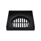Expert Homewares 120mm Matte Black Tile Insert Floor Waste
