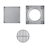 Expert Homewares Chrome Stainless Steel Shower Floor Waste