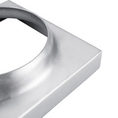 Expert Homewares Chrome Stainless Steel Shower Floor Waste