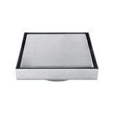 Expert Homewares Chrome Stainless Steel Shower Floor Waste