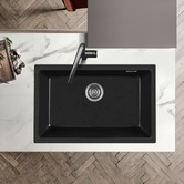 Expert Homewares 620mm Single Granite Composite Kitchen Sink