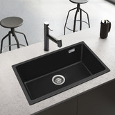 Expert Homewares 620mm Single Granite Composite Kitchen Sink