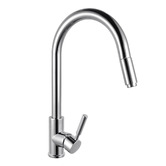 Expert Homewares Euro Chrome Pull-Out Kitchen Sink Mixer With Pin Lever
