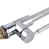 Expert Homewares Euro Chrome Pull-Out Kitchen Sink Mixer With Pin Lever