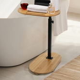Expert Homewares Lisbon Bamboo &amp; Steel Side Table