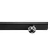 Expert Homewares Nero Super-Slim 250mm Shower Arm &amp; Head