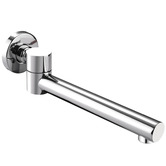 Expert Homewares Euro 245mm Wall Swivel Bath Spout &amp; Mixer Tap Set