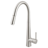 Expert Homewares Brushed Nickel Swivel Pull-Out Kitchen Mixer Tap