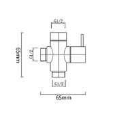 Expert Homewares Alto Bidet Spray Kit With Single Diverter