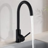 Expert Homewares Colby Round Gloss Swivel Kitchen Sink Mixer