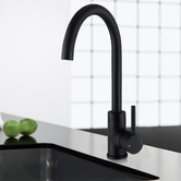 Expert Homewares Colby Round Gloss Swivel Kitchen Sink Mixer
