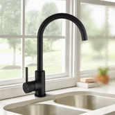 Expert Homewares Colby Round Gloss Swivel Kitchen Sink Mixer