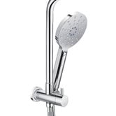 Expert Homewares Colby Stainless Steel Short Twin Shower