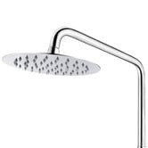 Expert Homewares Colby Stainless Steel Short Twin Shower