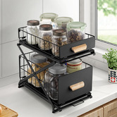 Expert Homewares Nolan Slide-Out Kitchen Storage Rack