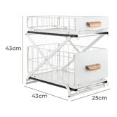 Expert Homewares Nolan Slide-Out Kitchen Storage Rack