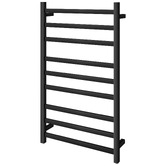 Expert Homewares Nero Square 600 x 1000mm Stainless Steel Heated Towel Rail