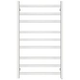 Expert Homewares Nero Square 600 x 1000mm Stainless Steel Heated Towel Rail