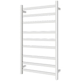 Expert Homewares Nero Square 600 x 1000mm Stainless Steel Heated Towel Rail
