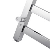 Expert Homewares Nero Square 600 x 1000mm Stainless Steel Heated Towel Rail