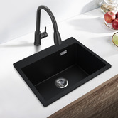 Expert Homewares 560mm Single Granite Composite Kitchen Sink