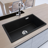 Expert Homewares 730mm Single Granite Composite Kitchen Sink