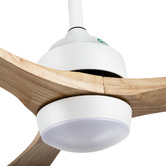 Expert Homewares 132cm DC Ceiling Fan with Tri-Colour LED Light