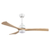 Expert Homewares 132cm DC Ceiling Fan with Tri-Colour LED Light