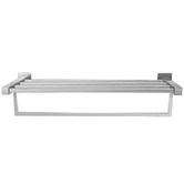 Expert Homewares Gama Chrome 600mm Stainless Steel Towel Rail