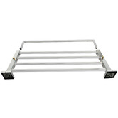 Expert Homewares Gama Chrome 600mm Stainless Steel Towel Rail