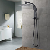 Expert Homewares Andon 250mm Gooseneck Short Twin Shower